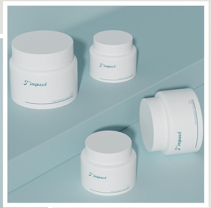 Cream Jars (Wide-Mouth) — plastic jars for face cream, body butter and balms