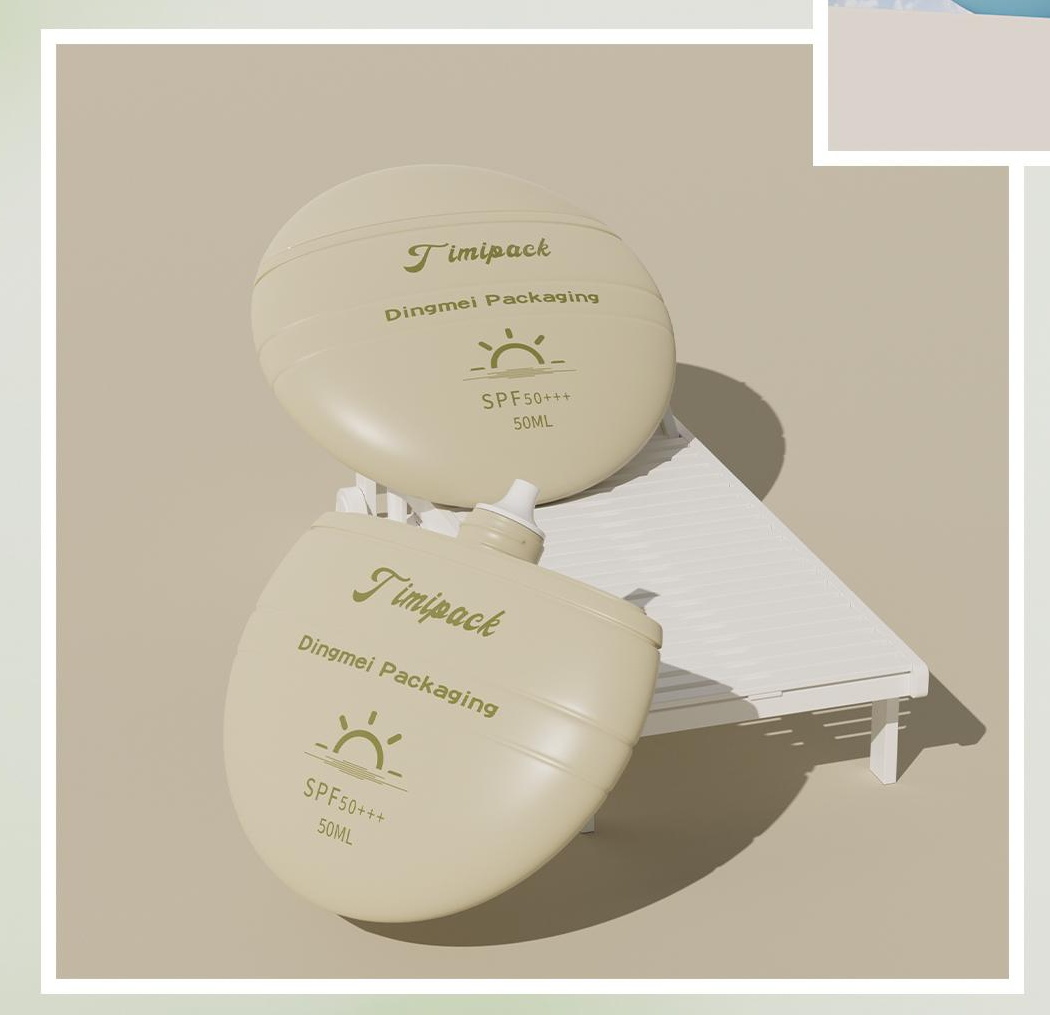 DM-FS21 Flat Round Sunscreen Bottle